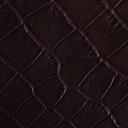 Chocolate Matte Faux Croc(*)