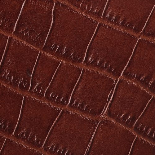 Chestnut Matte Faux Croc(*)