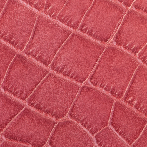 Pink Matte Faux Croc(*)